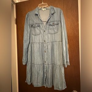 Maurice’s Denim Chambray Dress size medium